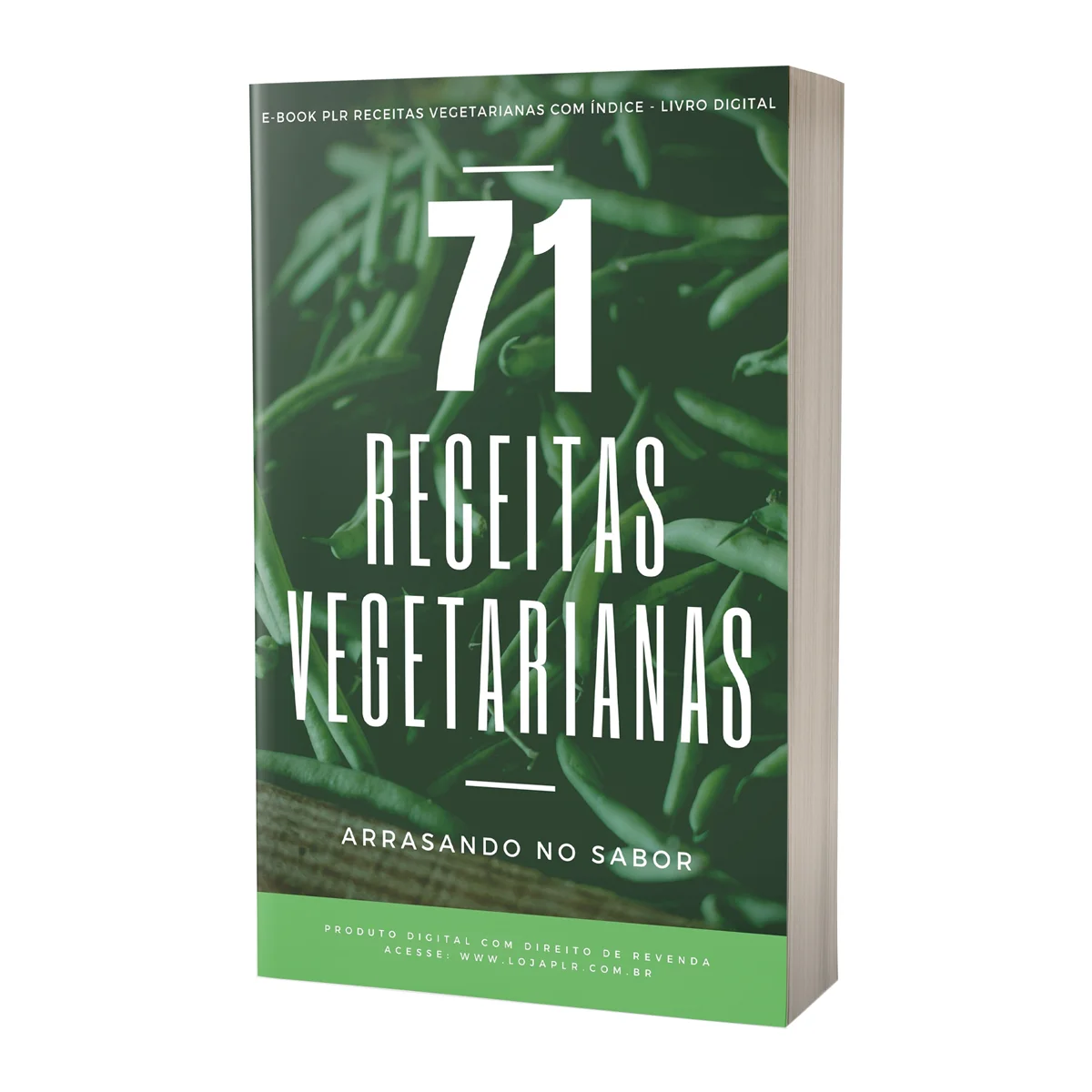 E-book PLR Receitas Vegetarianas