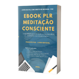 E-book PLR em Português E-book PLR Meditação