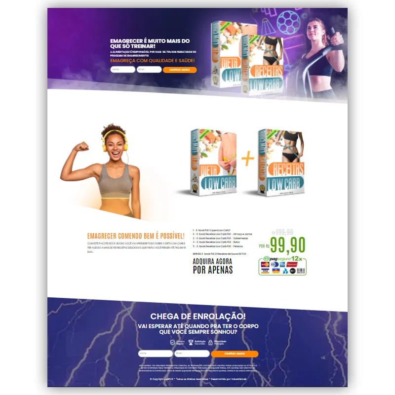 LowCarb Pagina de Vendas