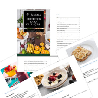 E-book PLR em Português Ebook 44 Receitas Infantis PLR